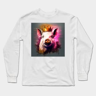 The Pig King Long Sleeve T-Shirt